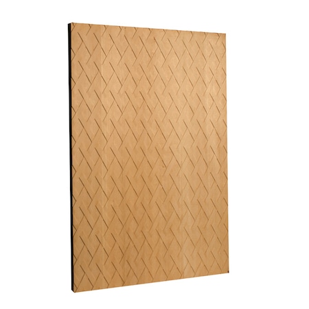 36 X 24 X 1/2 Basket Weave Door Panel Large Weave In Rubberwood